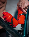 Elite Vico Carbon Bottle Cage - Matt Black/Red