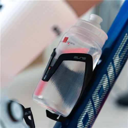 Elite Vico Carbon Bottle Cage - Matt Black/Black