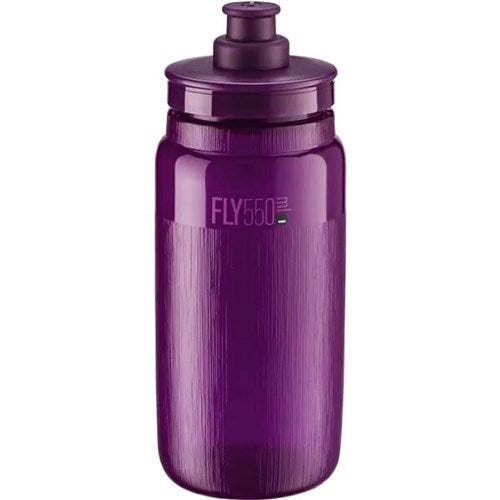 Elite Fly Tex Water Bottle 550ML - Clear Purple
