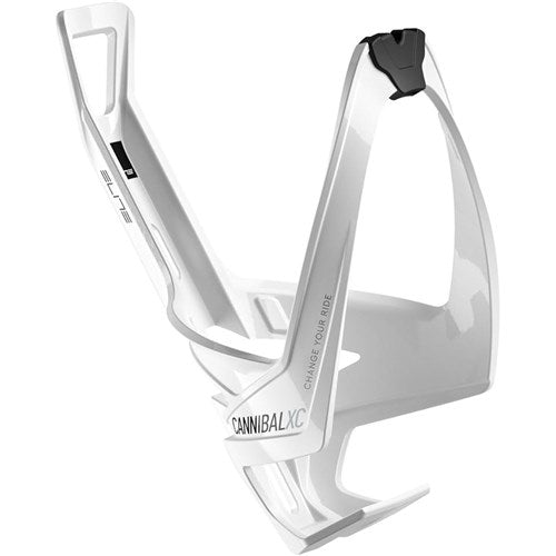 Elite Cannibal XC Bottle Cage - White/Black
