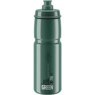 Elite Jet Green Logo Water Bottle 750ML - Dark Green White