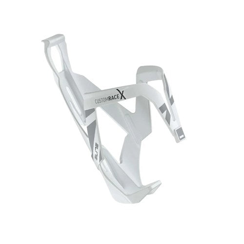 Elite Custom Race X Bottle Cage - Black Glossy White
