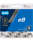 KMC 8 Speed Narrow 1/2" x 11/128" eBike Chain