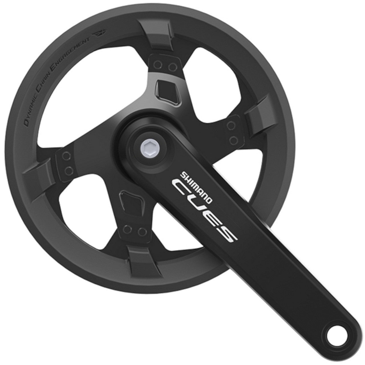 Shimano Cues FC-U4000 9,10,11spd W/Chain Guide Crankset 175mm 40T