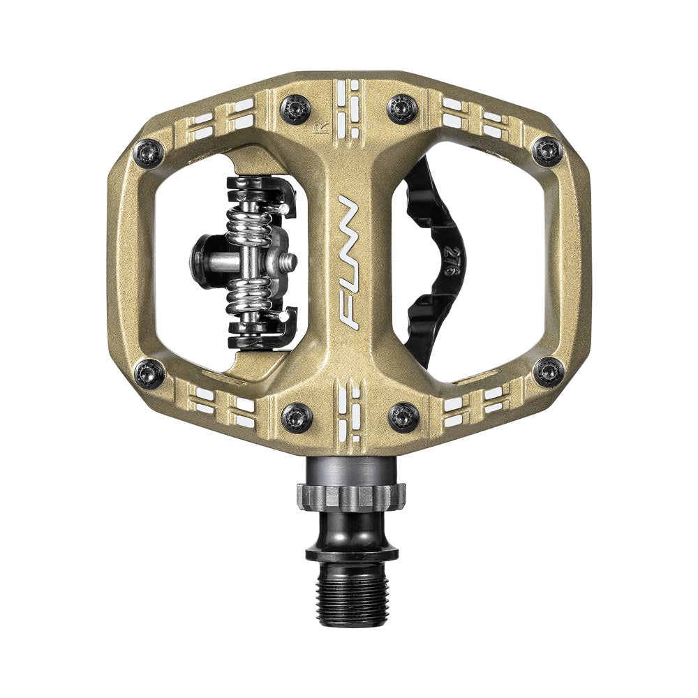 FUNN Clast SPD Single Side Clip-In Pedal Pair - Pilsner