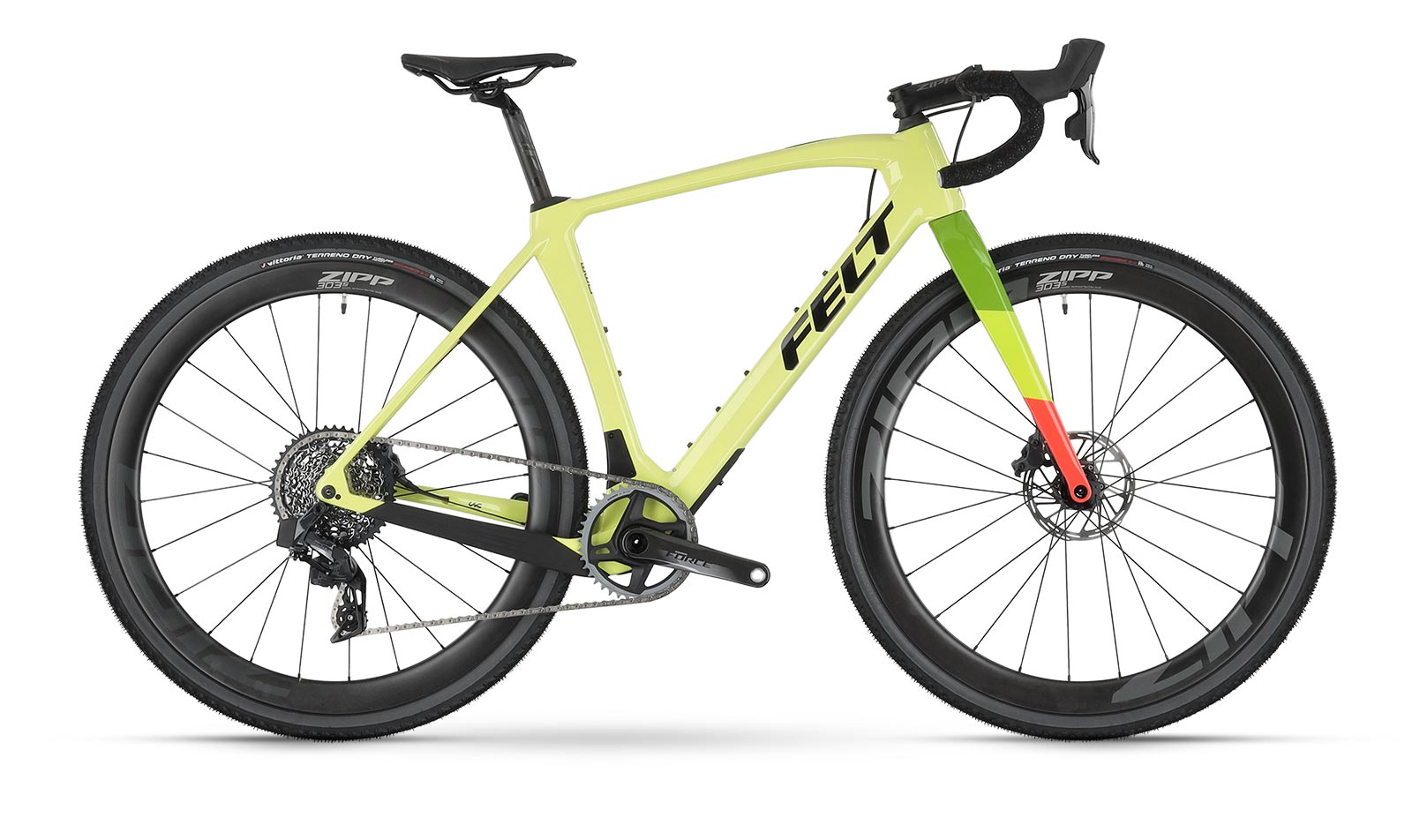 Felt Breed Advanced Force 1 Etap Axs Gravel Bike 47CM - Limelight