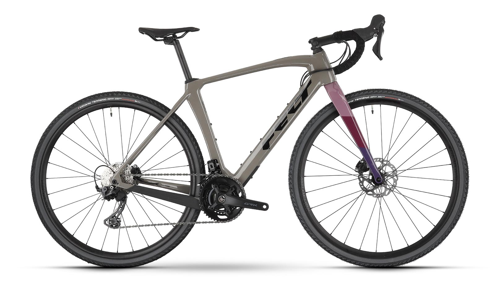 Felt Breed Advanced GRX610 Gravel Bike 54CM - Lava Smoke