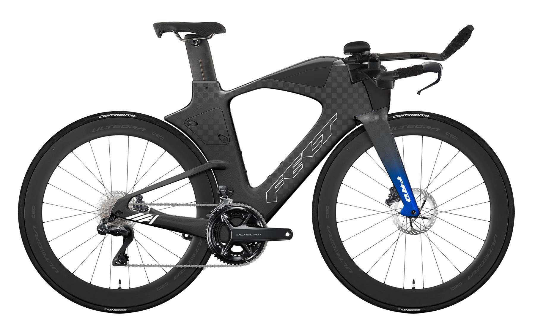 Felt IA 2.0 Ultegra Di2 Road Bike 48CM - Matte Black/FRD