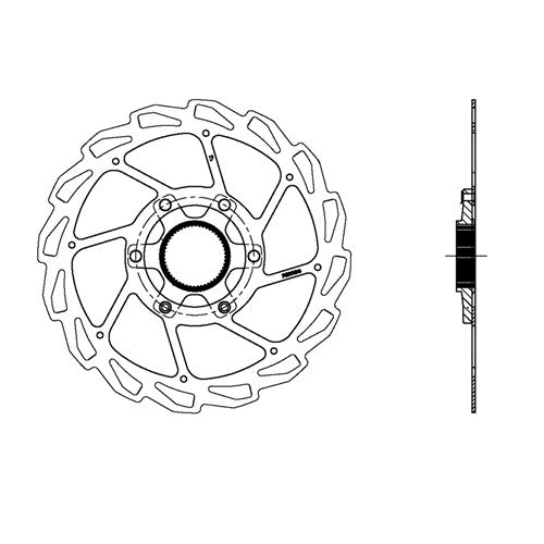 Ferodo Disc Rotor TZ-23 Center Lock 180MM 2.0MM
