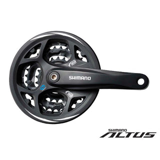 Shimano FC-M311 Front Crankset 170mm 42-32-22 Black w/CG