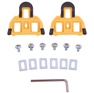 FLR R4.5 Speed-SL Cleats + 4mm Wrench - Yellow