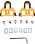 FLR R4.5 Speed-SL Cleats + 4mm Wrench - Yellow