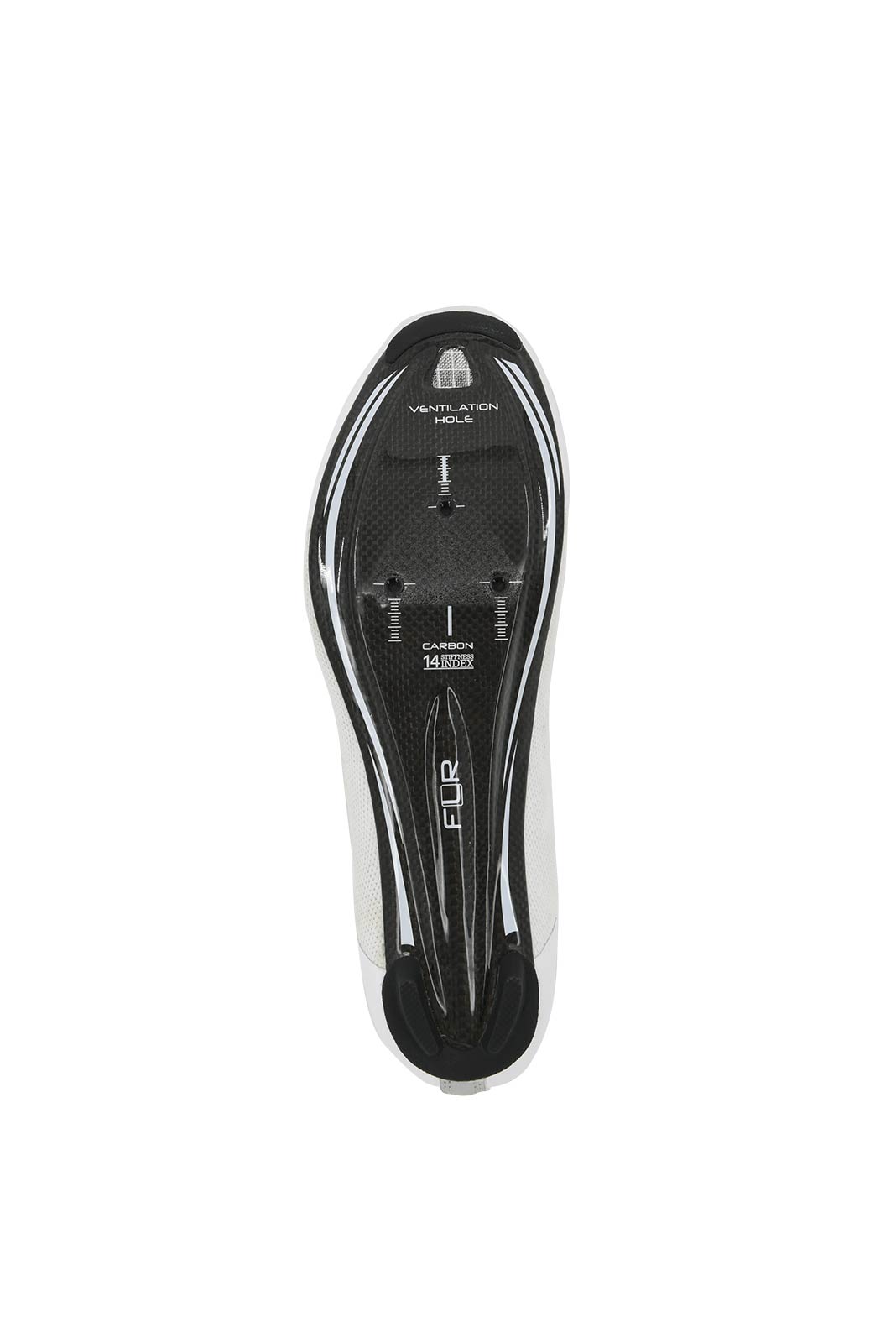 FLR FNT-9 Knit Carbon Sole Road Shoe - White