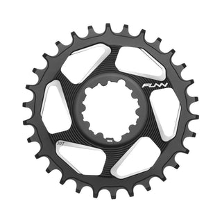 FUNN Solo DX Narrow-Wide 30T Chainring For SRAM Direct Mount Non-Boost 6mm Offset - Black
