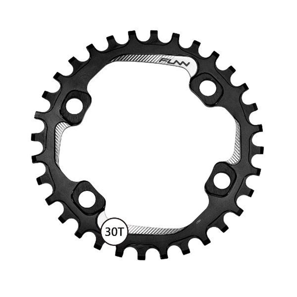 FUNN Solo Narrow-Wide 30T Chainring 96 BCD - Black