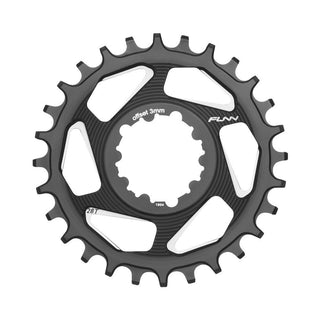 FUNN Solo DX Narrow-Wide 28T Chainring For SRAM Direct Mount Boost 3mm Offset - Black
