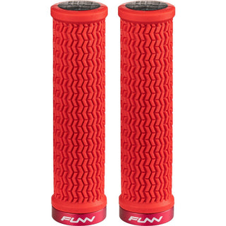 FUNN Holeshot Lock On Grips - Red
