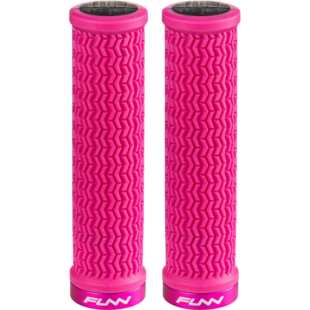 FUNN Holeshot Lock On Grips - Pink