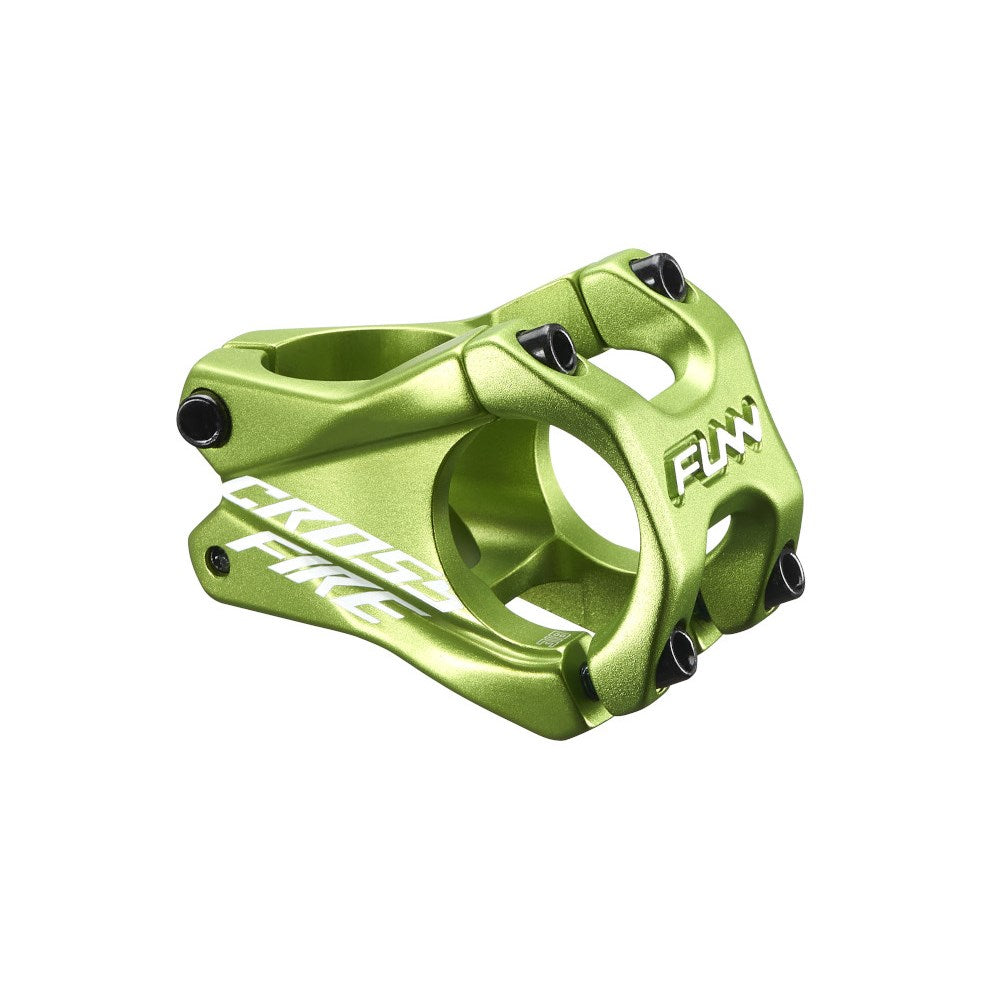 FUNN Crossfire Stem 31.8mm Clamp 35mm Length - Green