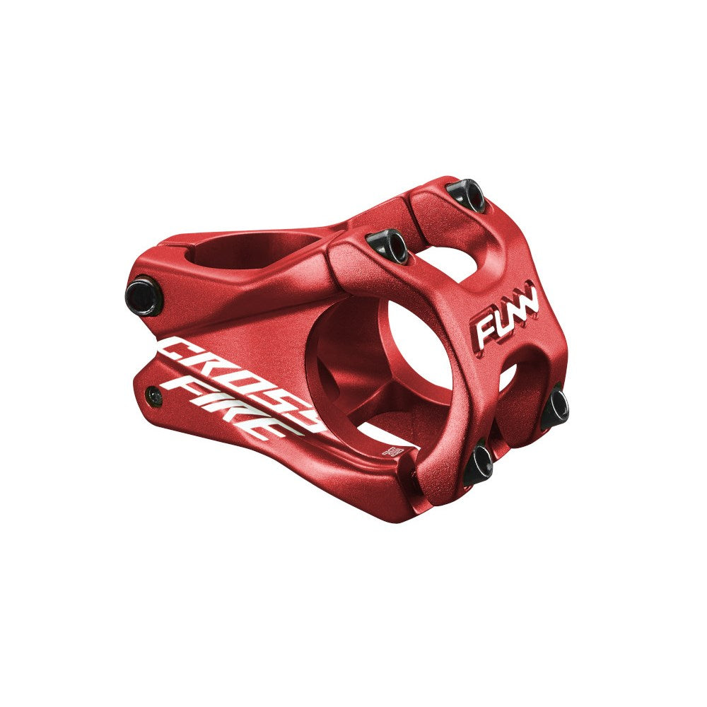 FUNN Crossfire Stem 35mm Clamp 35mm Length - Red