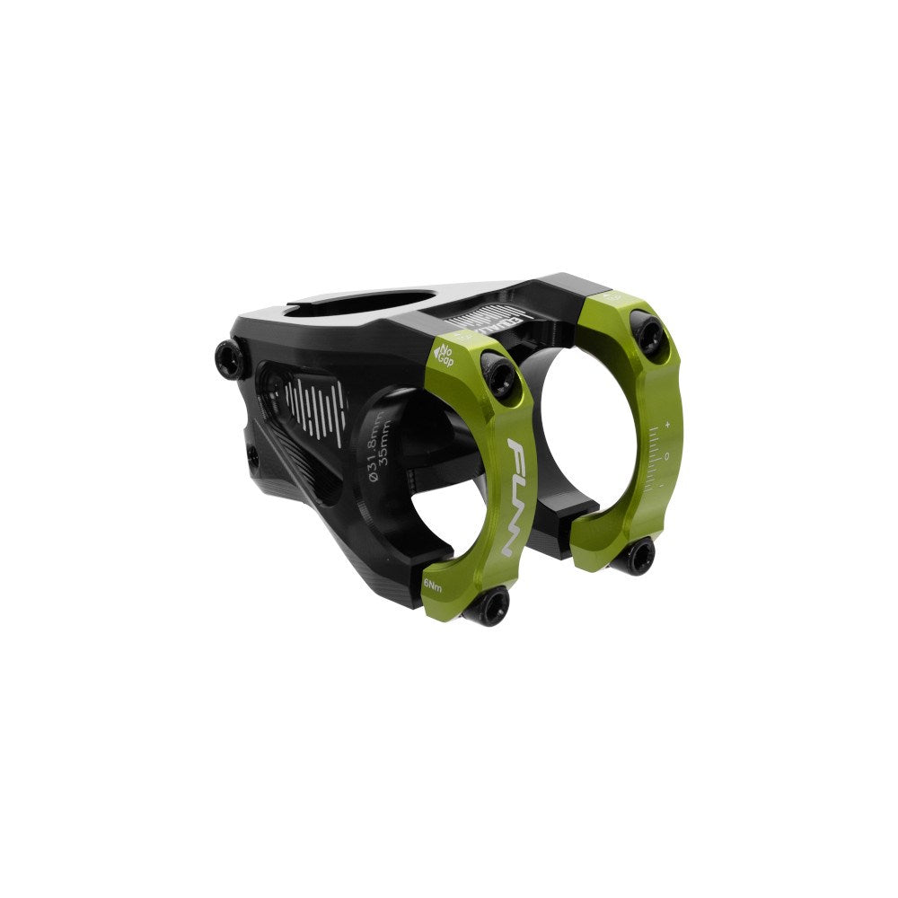 FUNN Equalizer Stem 31.8mm Clamp 35mm Length - Green