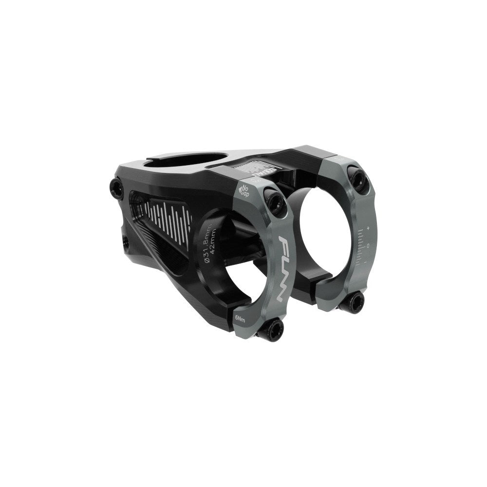 FUNN Equalizer Stem 31.8mm Clamp 42mm Length - Grey