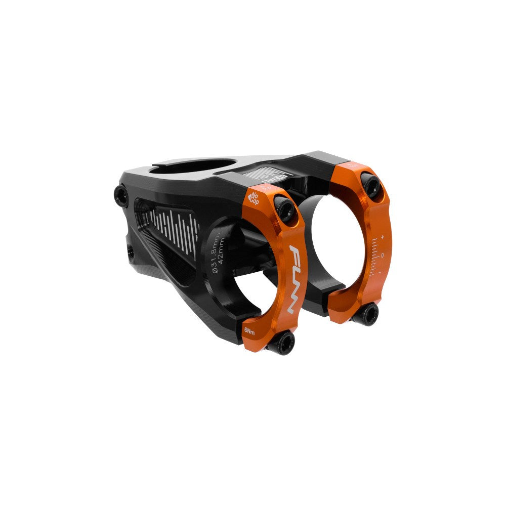FUNN Equalizer Stem 31.8mm Clamp 42mm Length - Orange
