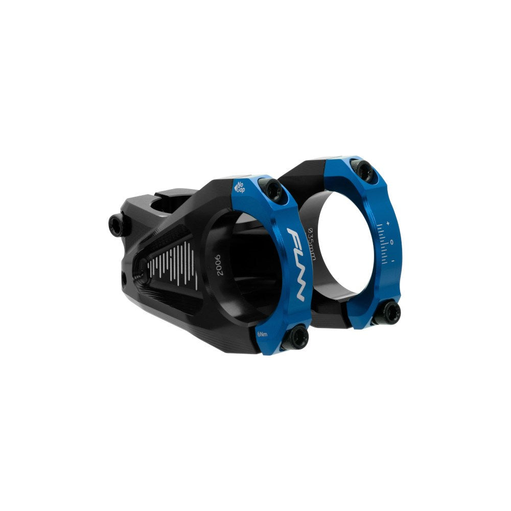 FUNN Equalizer Stem 35mm Clamp 50mm Length - Blue