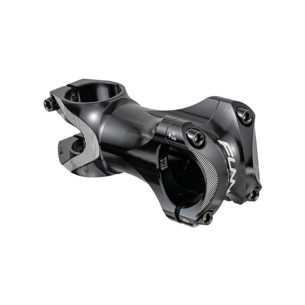 FUNN Tron Stem 31.8mm Clamp 80mm Length - Black