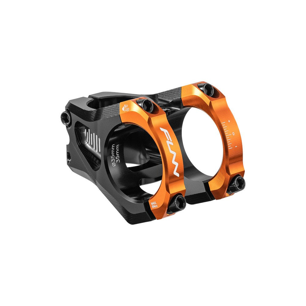 FUNN Equalizer Zero Stem 35mm Clamp 35mm Length - Orange