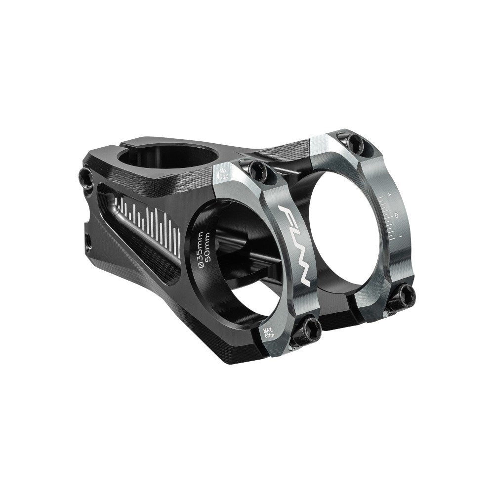 FUNN Equalizer Zero Stem 35mm Clamp 50mm Length - Grey