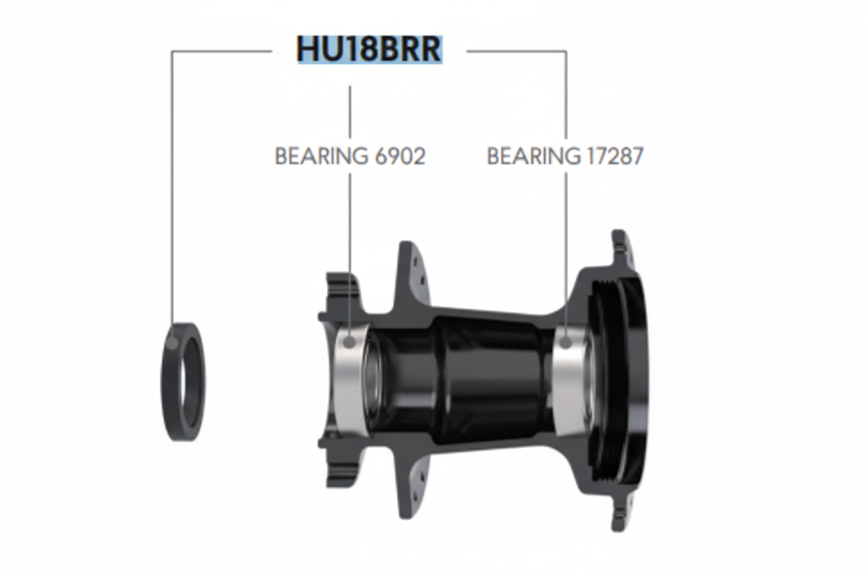 FUNN Rear Hub Bearing Kit For 142–148mm Boost Hubs