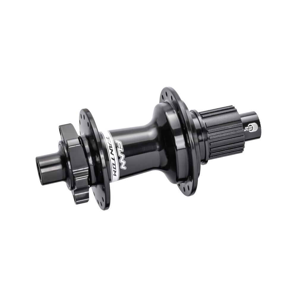 FUNN Fantom Rear Hub 12 x 148mm Boost Shimano Micro Spline 6 Bolt Disc - Black