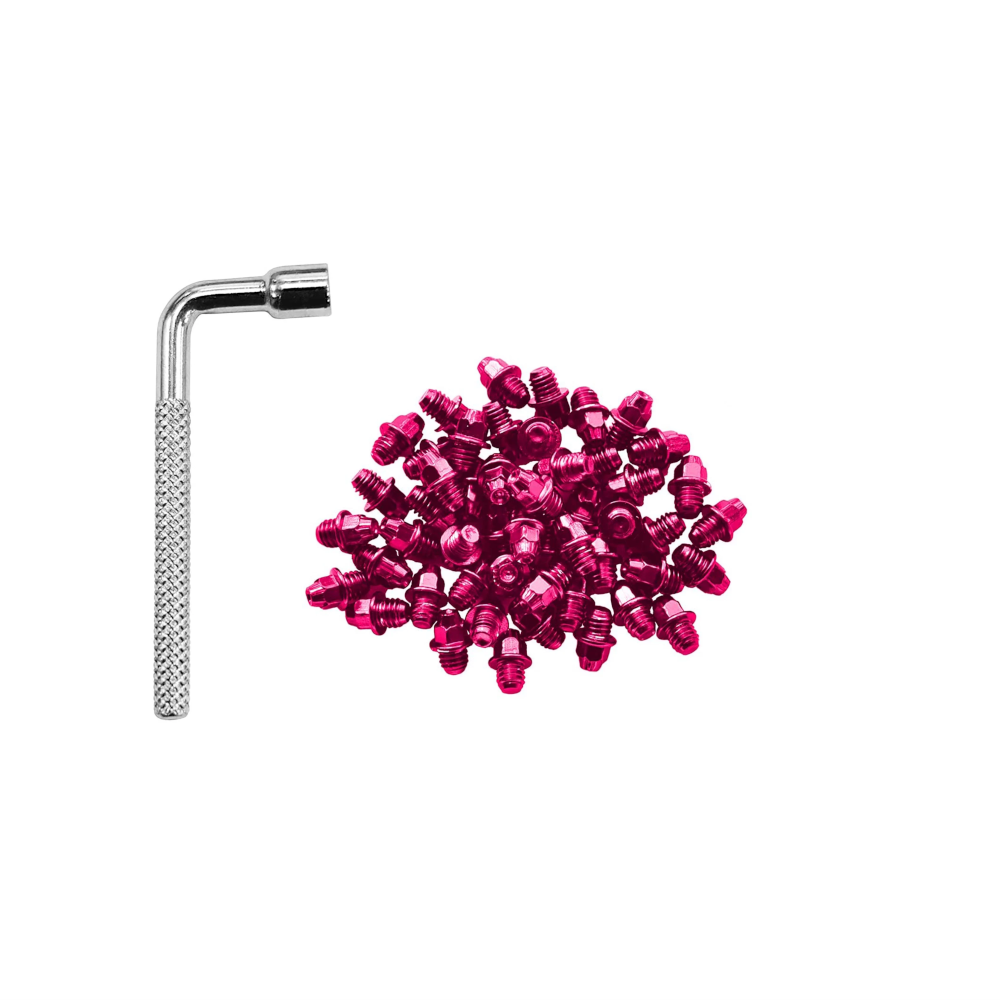 FUNN Regular Pedal Pin Set M4 x 6mm For Mamba Ripper and Python Pedals - Pink