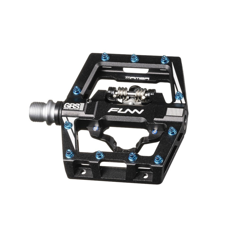 FUNN Mamba S SPD Clipless MTB Single Sided Pedal Pair - Black