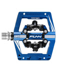 FUNN Mamba S SPD Clipless MTB Double Sided Pedal Pair - Blue