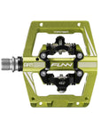FUNN Mamba S SPD Clipless MTB Double Sided Pedal Pair - Wasabi
