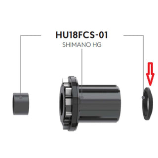FUNN Replacement Pawl Cap For HG and XD Hub Drive Body