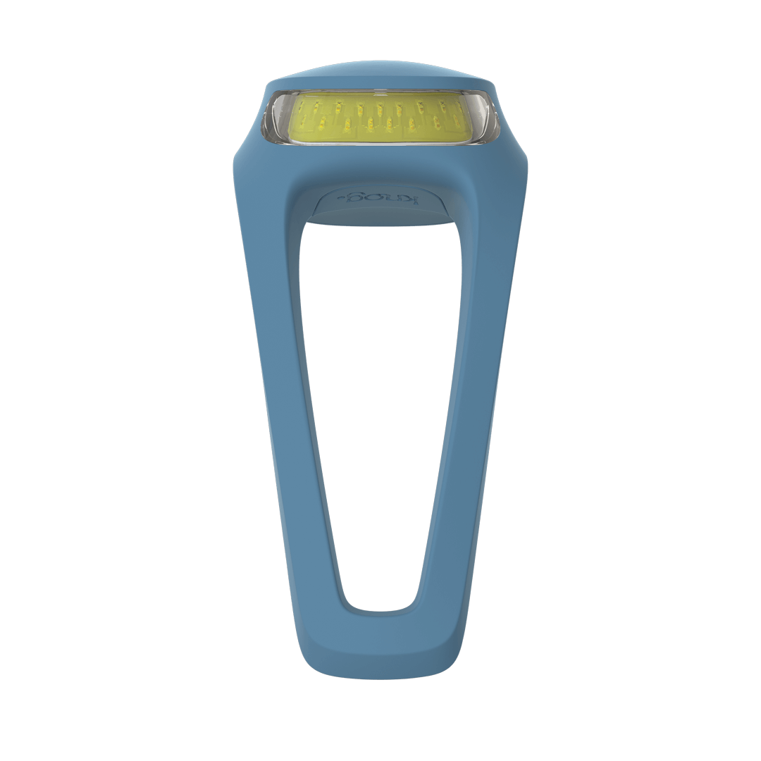 Knog Frog Head Bike Light 40 Lumens Rechargeable - Denim Blue