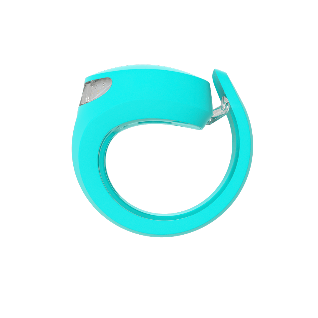 Knog Frog Rear Bike Light 20 Lumens Rechargeable - Awesome Aquamarine