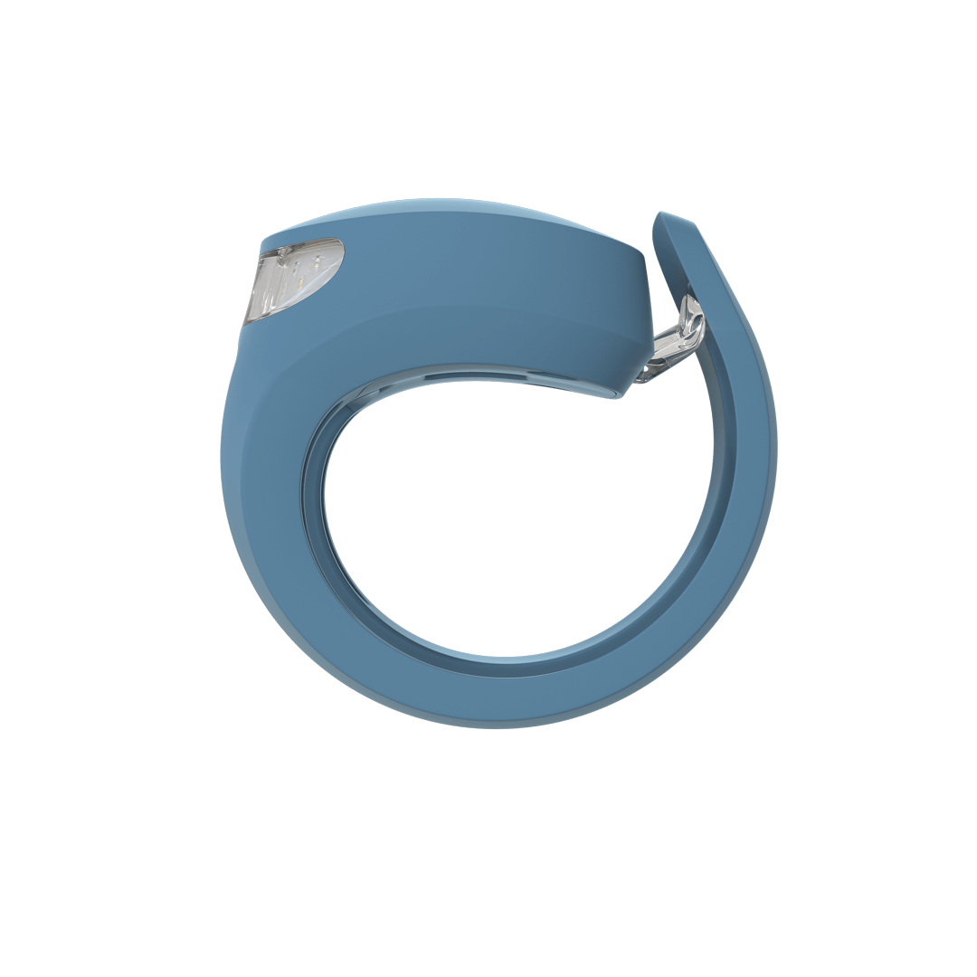 Knog Frog Rear Bike Light 20 Lumens Rechargeable - Denim Blue