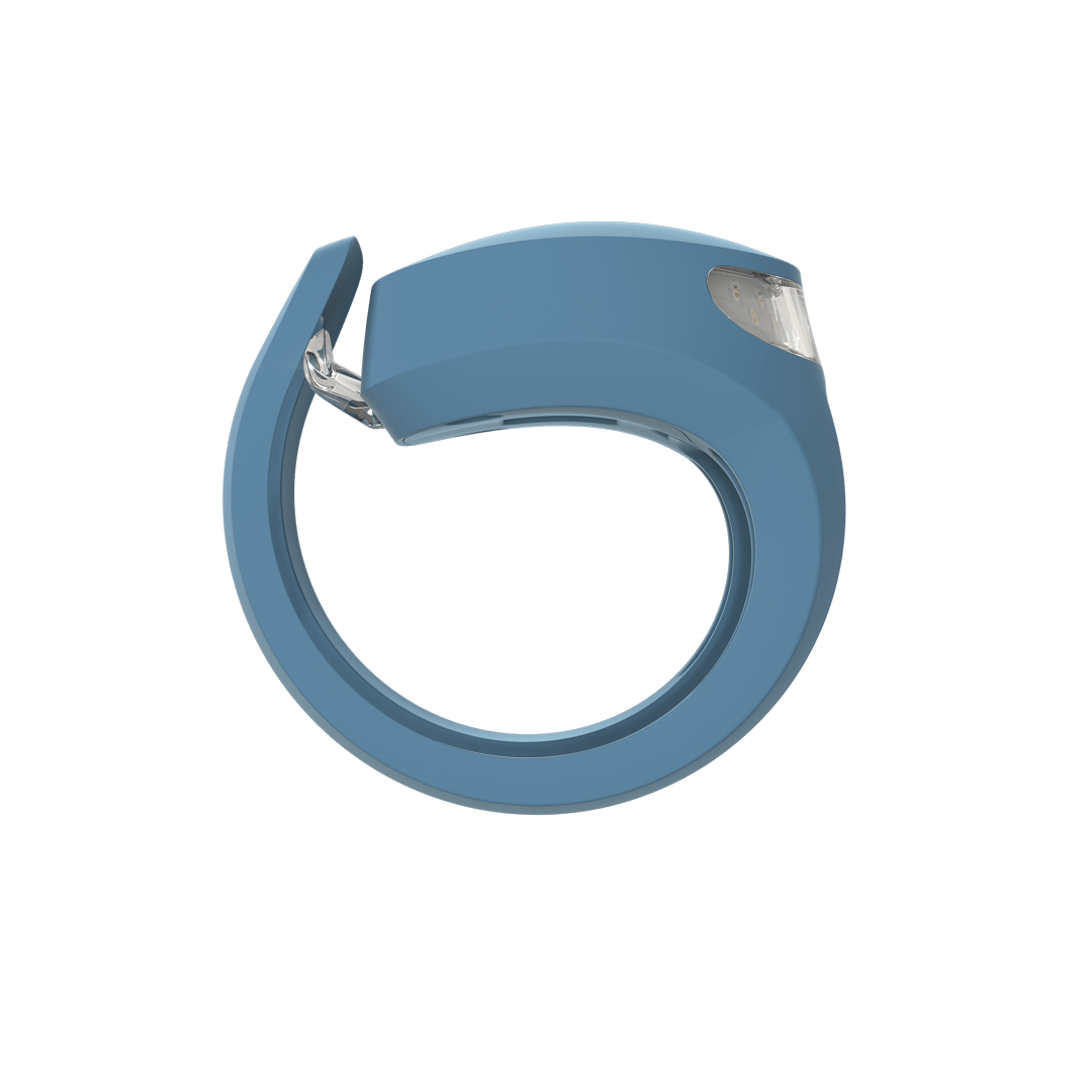 Knog Frog Rear Bike Light 20 Lumens Rechargeable - Denim Blue