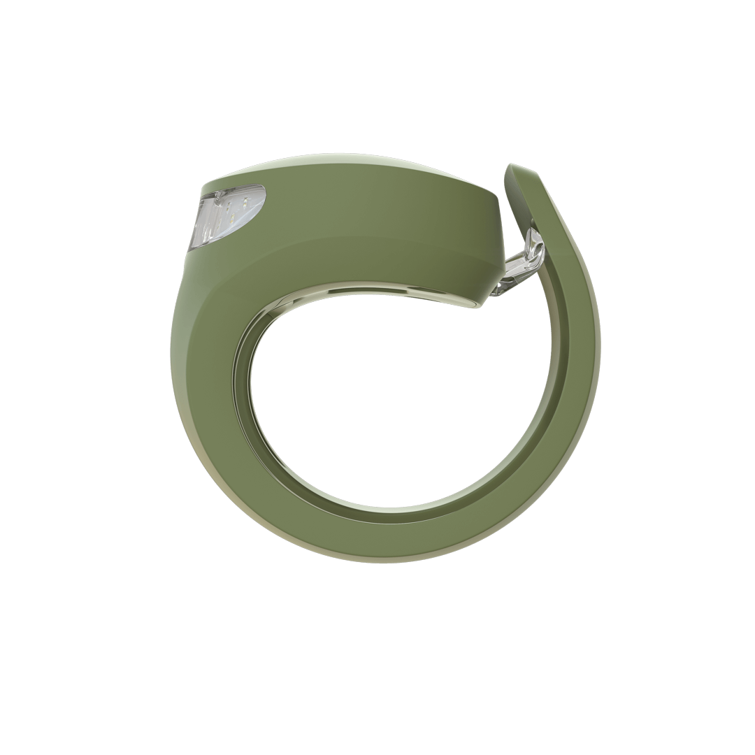 Knog Frog Rear Bike Light 20 Lumens Rechargeable - Army Jacket Green
