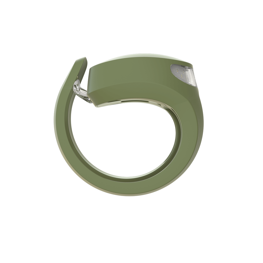 Knog Frog Rear Bike Light 20 Lumens Rechargeable - Army Jacket Green