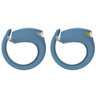 Knog Frog Bike Light Set 40/20 Lumens Rechargeable - Denim Blue