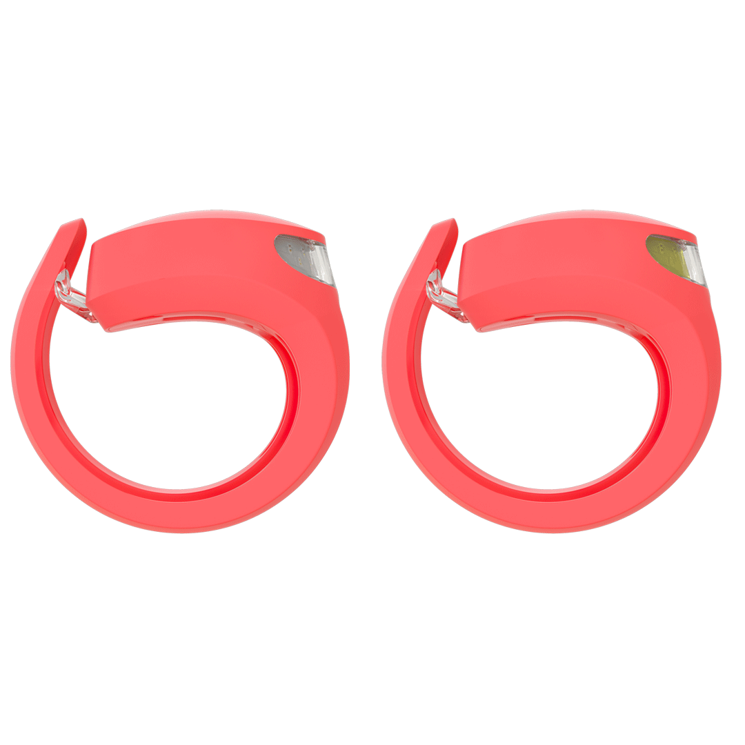 Knog Frog Bike Light Set 40/20 Lumens Rechargeable - Tequilla Sunrise