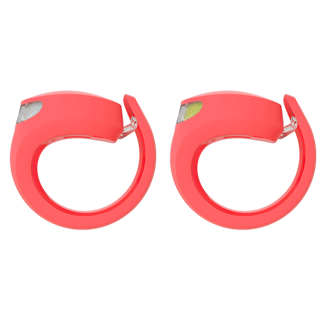 Knog Frog Bike Light Set 40/20 Lumens Rechargeable - Tequilla Sunrise