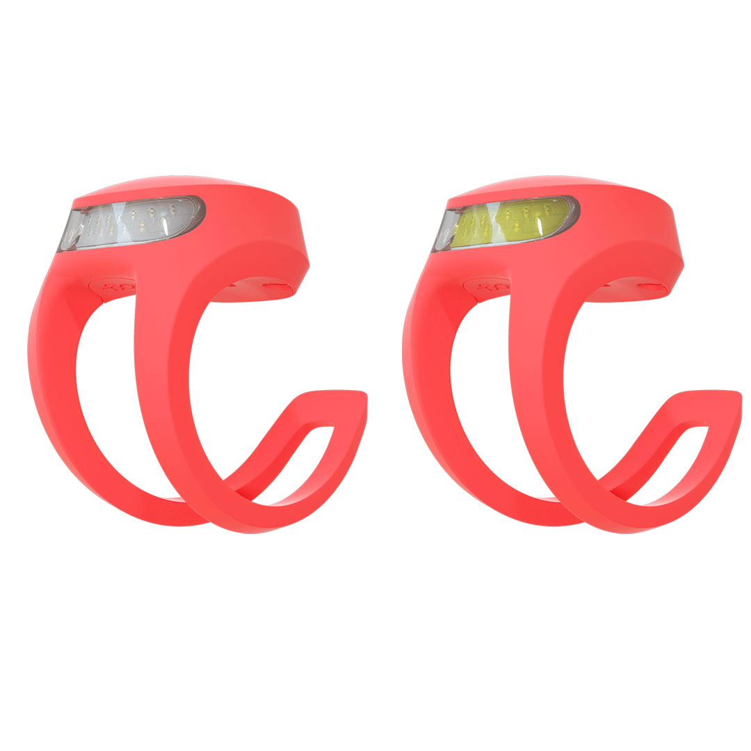 Knog Frog Bike Light Set 40/20 Lumens Rechargeable - Tequilla Sunrise
