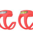 Knog Frog Bike Light Set 40/20 Lumens Rechargeable - Tequilla Sunrise
