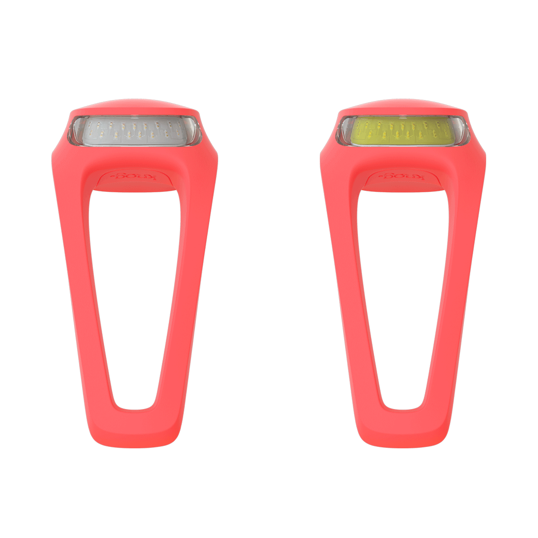 Knog Frog Bike Light Set 40/20 Lumens Rechargeable - Tequilla Sunrise